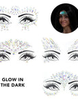 Face Diamonte Stickers (Glow in the Dark)