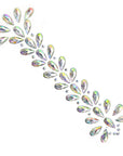 Diamonte Hair Gems Strip (Silver)