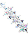Diamonte Hair Gems Strip (Silver Burst)