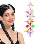 Diamonte Hair Gems Strip (Rainbow Burst)
