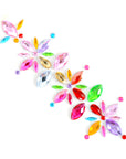 Diamonte Hair Gems Strip (Rainbow Burst)