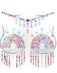Deluxe Body Diamonte Stickers (Rainbow Arch)