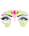 Face Diamonte Stickers (Neon Brights)
