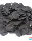 Black Fabric Petals