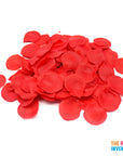 Red Fabric Petals