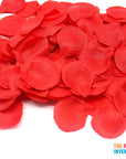 Red Fabric Petals
