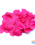 Hot Pink Fabric Petals