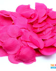 Hot Pink Fabric Petals