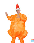 Adult Inflatable Christmas Turkey Costume