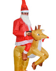 Adult Inflatable Santa Reindeer Rider Costume