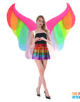 Adult Inflatable Rainbow Wings Costume
