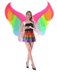 Adult Inflatable Rainbow Wings Costume