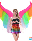 Adult Inflatable Rainbow Wings Costume