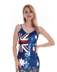 Adult Sequin Singlet (Australian Flag)