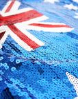 Adult Sequin Singlet (Australian Flag)