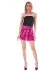 Hot Pink Adult Sequin Skirt