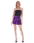 Purple Adult Sequin Skirt
