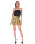 Gold Adult Sequin Skirt