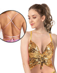 Sequin Butterfly Top (Gold)