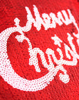 Adult Christmas Sequin Singlet (Merry Christmas)