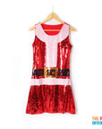 Adult Christmas Sequin Dress (Santa)