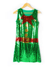 Adult Christmas Sequin Dress (Elf)