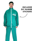 Adult Game Athletes Tracksuit Costume 80s