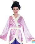 Pink Japanese Kimono Costume