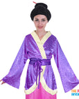 Purple Japanese Kimono Costume