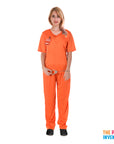 Adult Orange Prisoner Lady Costume