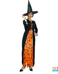 Adult Black and Orange Witch Costume