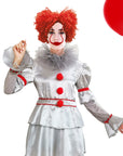 Adult Evil Killer Clown Girl Costume