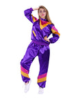 Adult 80s Purple Tracksuit Costume