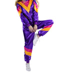 Adult 80s Purple Tracksuit Costume