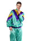 Adult Aqua 80s Tracksuit Costume