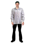 Adult Disco Shirt (Silver)