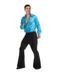 Adult 70s Disco Shirt (Blue)