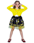 Children Yellow Music Girl Costume