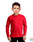 Children's Long Sleeve Top (Red)