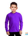 Children's Long Sleeve Top (Purple)