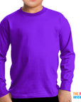 Children's Long Sleeve Top (Purple)