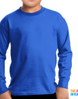 Children's Long Sleeve Top (Blue)