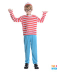 Children's Red & White Stripe Boy Costume Set