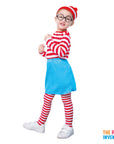 Children's Red & White Stripe Girl Costume Set