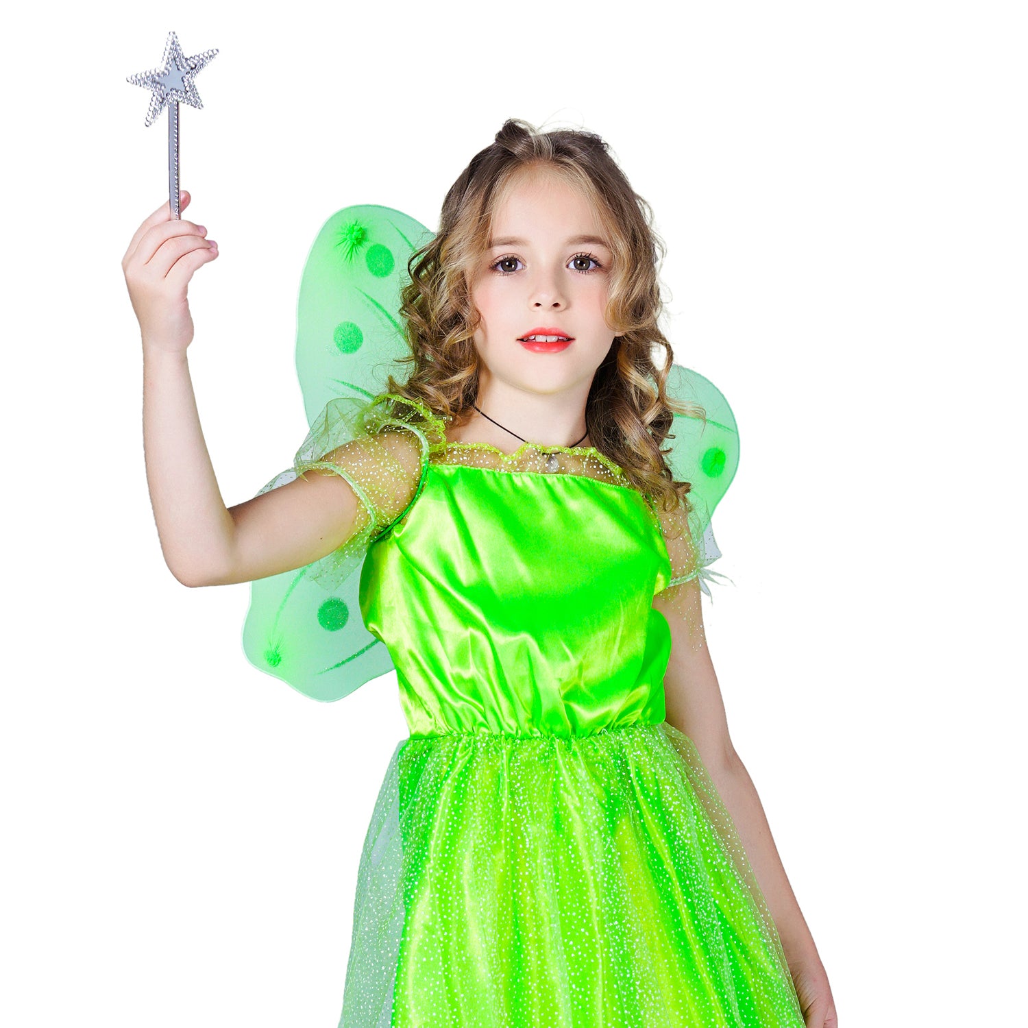 fairy in a dress Children Green Fairy Costume – The Party Inventory