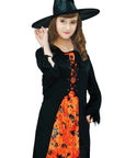Children's Orange Witch Costume