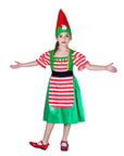 Children's Christmas Elf Girl Costume