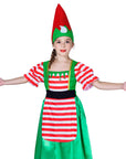 Children's Christmas Elf Girl Costume