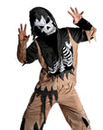 Children Zombie Skeleton Costume