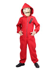 Children Red Robber Costume